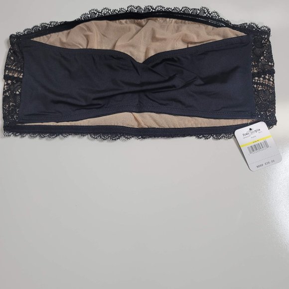 Free People Camila Lace Bandeau in Black - Picture 6 of 9